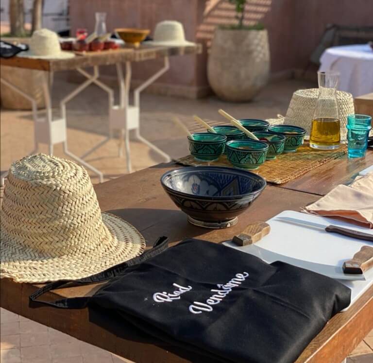 Atelier culinaire marocain à Marrakech Dar El Bacha Marrakech